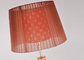 Electroplated Chrome Metal and Crystal Floor Standing Lamps With Tawny Fabric Shade supplier
