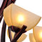 Modern / Vintage  Wrought Iron Chandelier 12 Light Hanging Lamp for Residential supplier