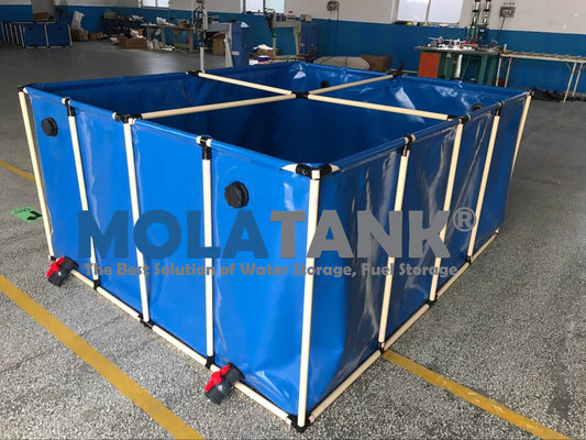 China 1000L flexible    Fish farming tank in door and out door using water storage tank supplier