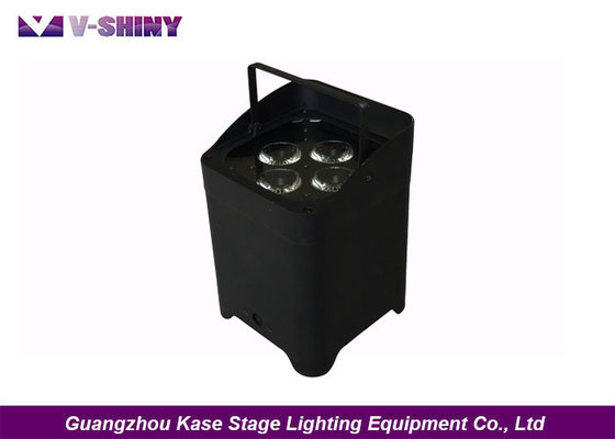 China 9300mA Battery Capacity 18W X 4pcs Led Par Can Stage Lights Low Power Consumption supplier