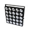 25pcs 10w Matrix Led Disco Lights With Black Cold Rolled Steel Housing supplier