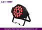 18w 18pcs Rgbwa Uv Par Can 64 Led Lights With Polishing Aluminum Alloy Cover supplier