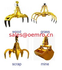 China OEM crab grab bucket crane construction machinery spare parts supplier supplier