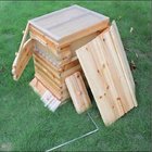 Automatic Honey Beehive Langstroth Bee Flowing Hive Box with 7 Pieces Food Grade Plastic Flow Frames