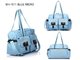 Mummy travel bag in blue micro MH-1011