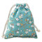 Fashion Jewellery string bag,Cosmetic bag,Promotion bag  MH-2119 blue flower