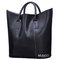 fashion blue leather shoulder bag tote purses women messenger handbag(MH-6064)