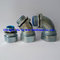 Factory sells straight, 90d, 45d metric thread liquid tight zinc die-cast fittings from 3/8" to 4"