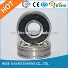 Carbon steel double groove ball bearing 608ZZ 608 2RS for Plastic Injection Rollers