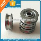 High performance u groove ball bearing pulley with ball bearing