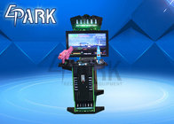 Indoor arcade video game Aliens shooting game machine with dynamic gun