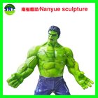 life size fiberglass   movie marvel character hulk statue as decoration in park or hall center