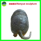 life size animal fiberglass statue large  pangolin model as decoration statue in garden