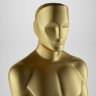 Event party decoration statue Oscar statue in Gold color by fiberglass material real copy