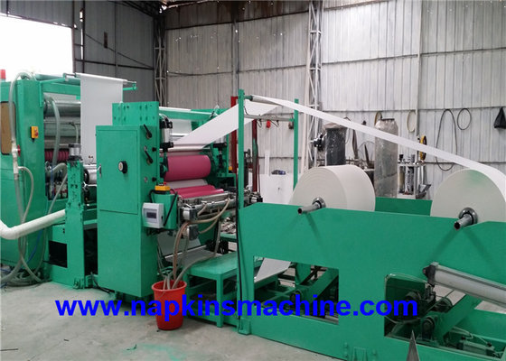 China Fully Automatic V Fold Paper Towel Making Machine With Embossing System supplier