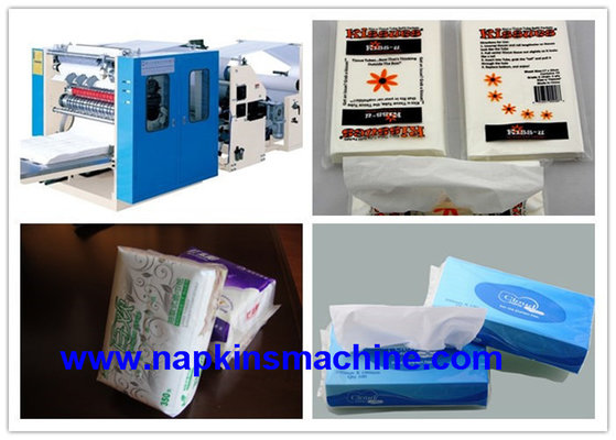 China Soft Bag Packing Facial Tissue Machine / Serviette Making Machine supplier