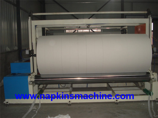 China High Capacity Big Paper Toilet Roll Cutting And Rewinding Machine supplier