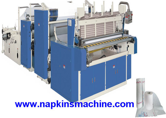 China 3 Layer Toilet Tissue Roll Slitting Rewinding Machine For Paper Making supplier
