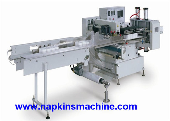 China High Efficiency Napkin Packing Machine For Paper Box And Plastic Bag supplier