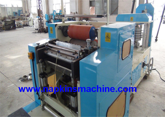 China Sanitary Napkin Making Machine With Color Printing , Napkin Folding Machine supplier