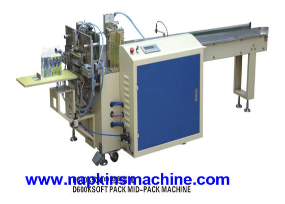 China Semi Auto Sanitary Napkin Packing Machine / Diaper Packaging Machine supplier