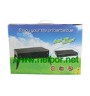 Portable Steel BBQ Grill in Black Color with Neutral Packaging Color Box In Stock