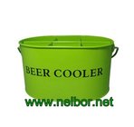 powder coated tin ice bucket tin beer bucket tin beer cooler oval tin bucket