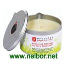 Food Grade Massage Candle Tins with pouring spout with custom label