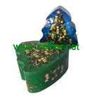 custom printing christmas tree shape chocolate tin box