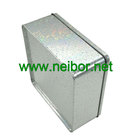 custom 3D holograhic/laser printing square shape decorative tin box