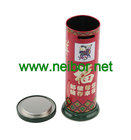 Chinese style mailbox shaped money box tin coin bank donation box