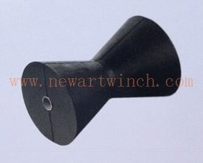 China 120X180mm Rubber Roller Black supplier