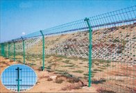 green coated ground screw foundation welded wire mesh fencing for solar power system
