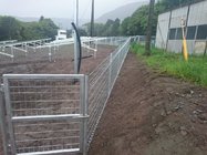 Solar Power Fencing with Concrete Electric Fence Wire