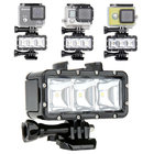 GoPro Accessories 40M Universal Waterproof Dimmable LED Diving Light For Hero 4 3 3+ SJCAM SJ4000 SJ5000 Xiaoyi 4K