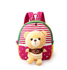 bear rabbit monkey doll puppet cartoon animal school bag lovely animal bag kindergarten pupil schoolbag+doll