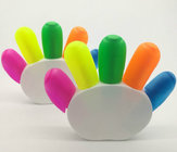 5 finger shape highlighter five color palm highlighter