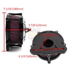 Motorcycle Air Filter Cleaner Kits Spike Turbine Black For Harley Touring Road King Electra Street Glide Softail Dyn