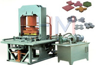 HY-280 Semi automatic hydraulic molding Brick Machine made by Henan Ling Heng China