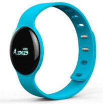 Bracelet with LCD display, embedded Battery, Bluetooth low energy, Calories and distance calculation etc.