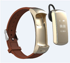 Bracelet, 0.86 inch OLED display, detachable design to enable Bluetooth earphone function