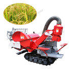Small Combine Harvester Machine with 665KG 0.8kg/s Feeding Volume