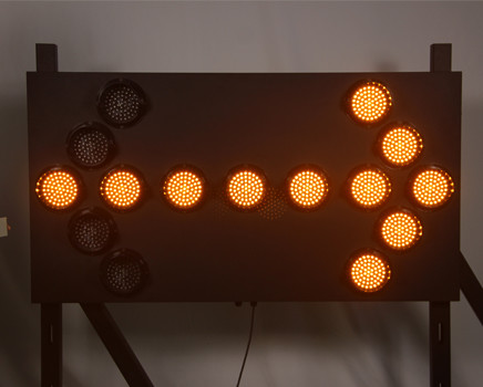 LED Arrow Board display
