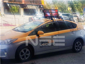 P3 Taxi Advertising LED Display In Pakistan Taxi Top LED Display