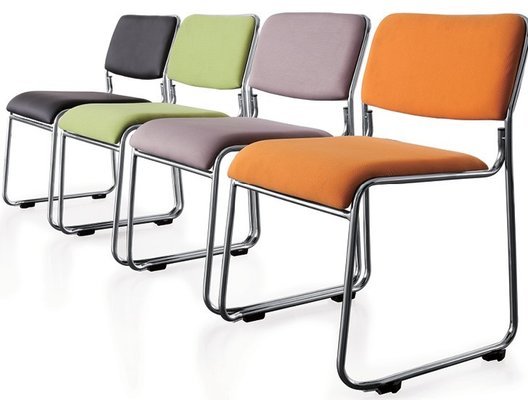 China high quality stackable PU leather meeting chair/fabric meeting chair supplier