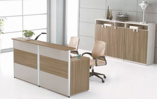 China office wooden reception table information table front table furniture supplier