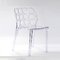 Water Cube Leisure Plastic Chair,LeisureMod Cove Transparent Black Acrylic Modern Dining Chair supplier
