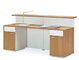 office melamine 2m reception desk furniture supplier