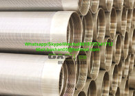 Deep well water filter pipe/ wire point pipe/wedge wire wrapped screen for well