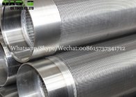 water slot screen stainless steel Johnson V wedge wire well tube for drilling